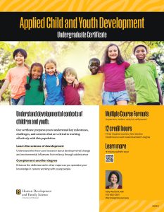 HDFS Applied Child and Youth Development Undergraduate Certificate